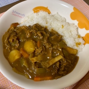 すき焼き牛で☆美味しいビーフカレー